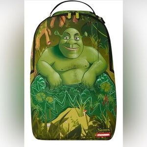 Sprayground Backpack SHREK SWAMP JACUZZI BACKPACK